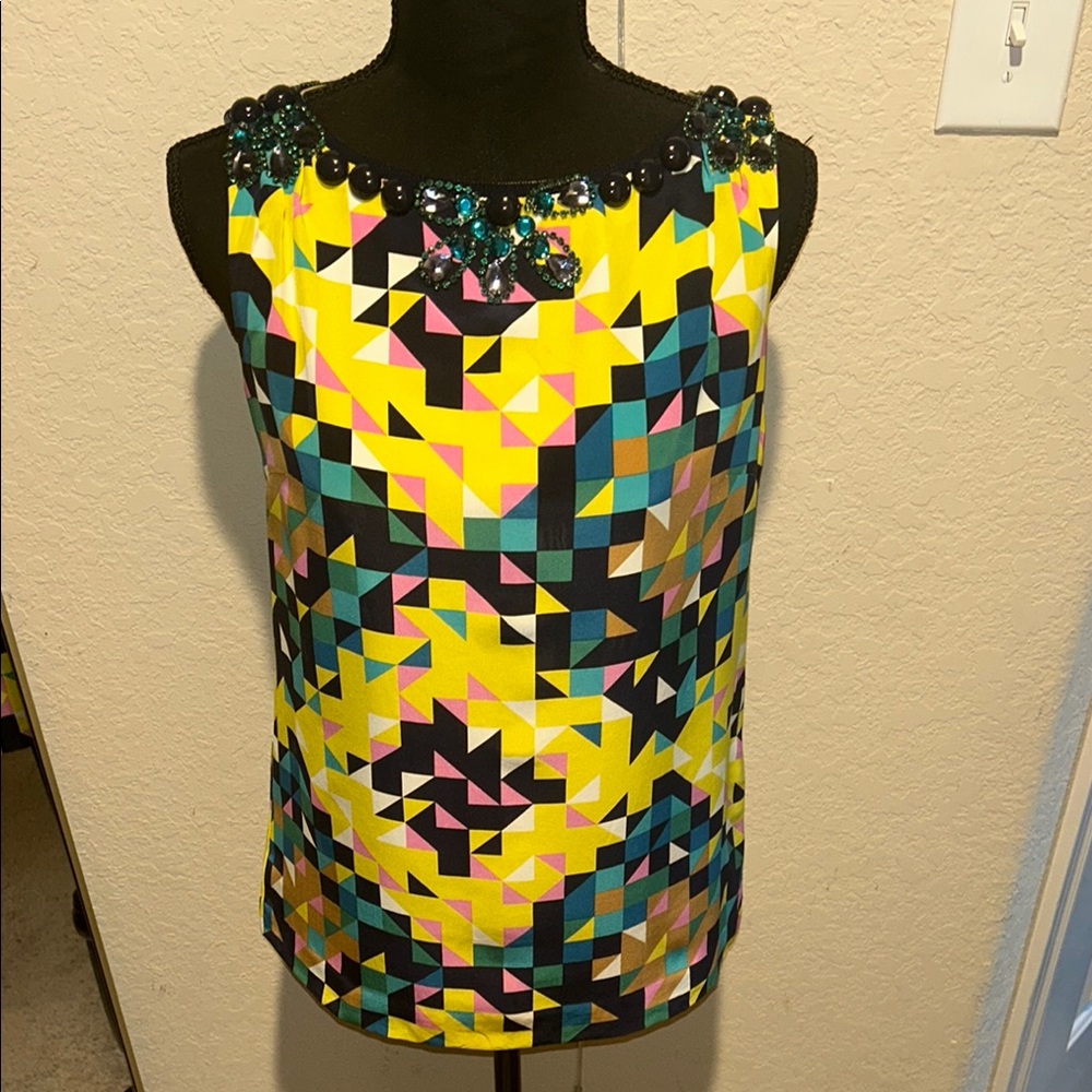 Tory Burch Multicolor Embellished Top